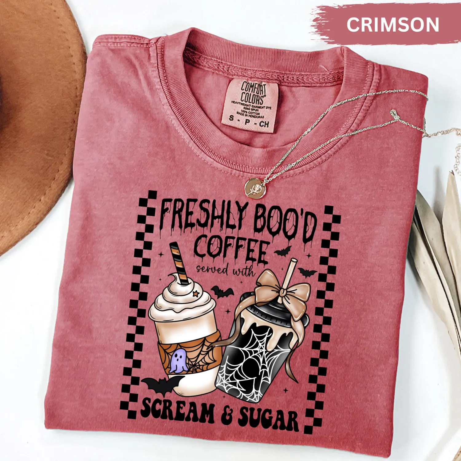 Freshly Boo'd Ghost Coffee Halloween Sweatshirt