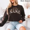 Personalized Spooky Mama Ghost Halloween Sweatshirt