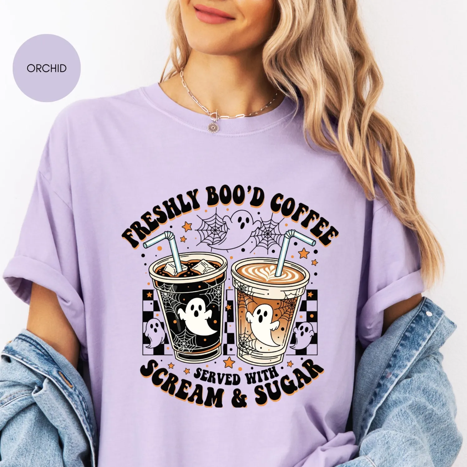 Freshly Boo'd Ghost Coffee Halloween T-Shirt