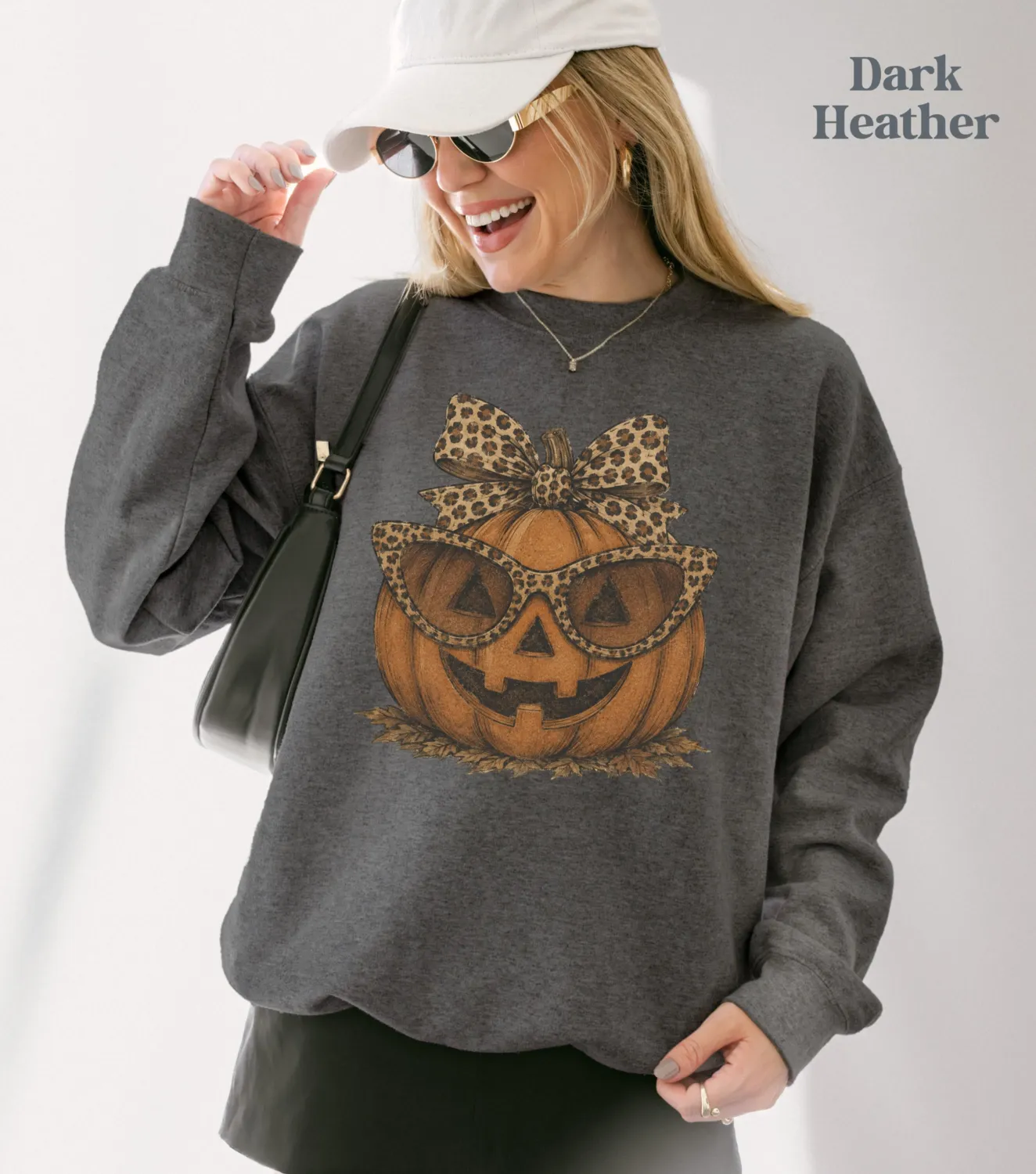Leopard Pumpkin Halloween Sweatshirt