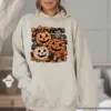 Funny Ghost Pumpkin Halloween Hoodie
