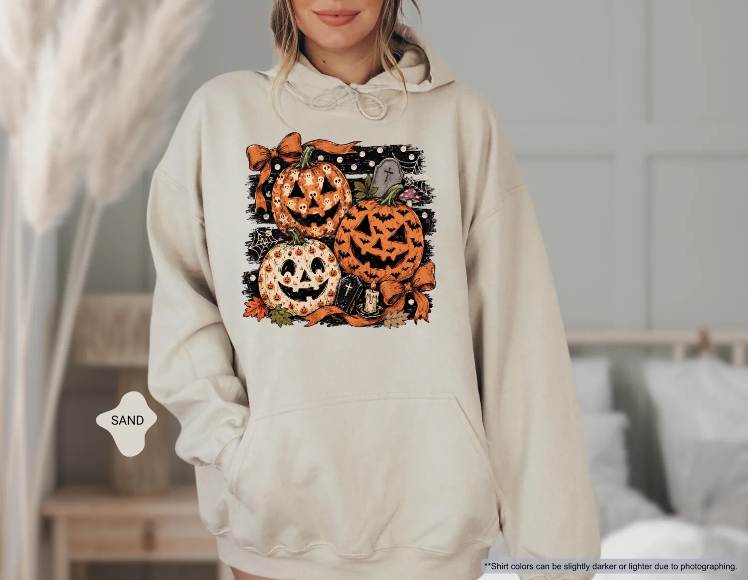 Funny Ghost Pumpkin Halloween Hoodie