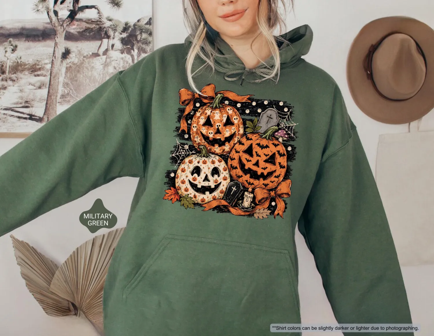 Funny Ghost Pumpkin Halloween Hoodie