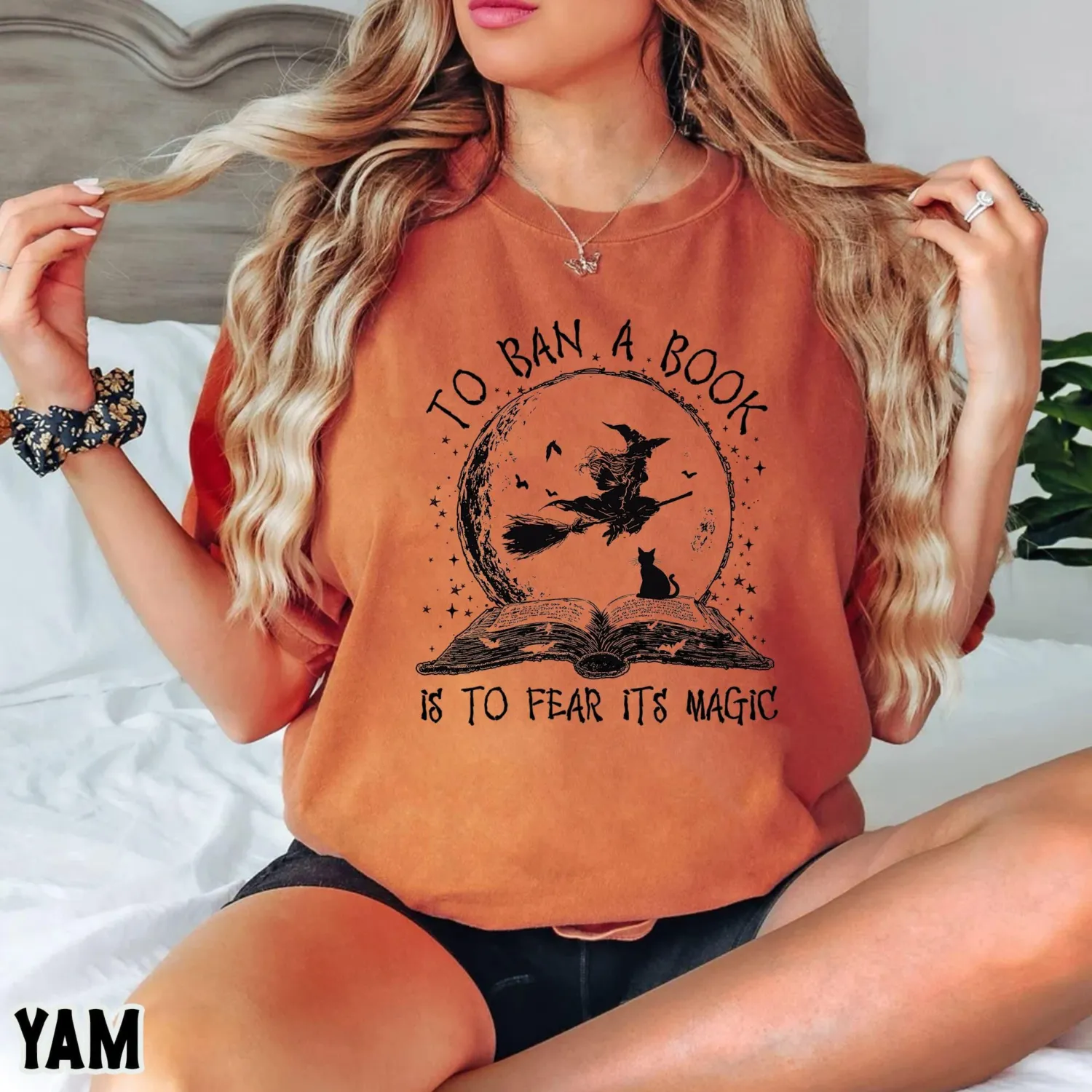 To Ban a Book Is to Fear Its Magic Witch T-Shirt