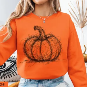 Cute Pumpkin Halloween Sweatshirt