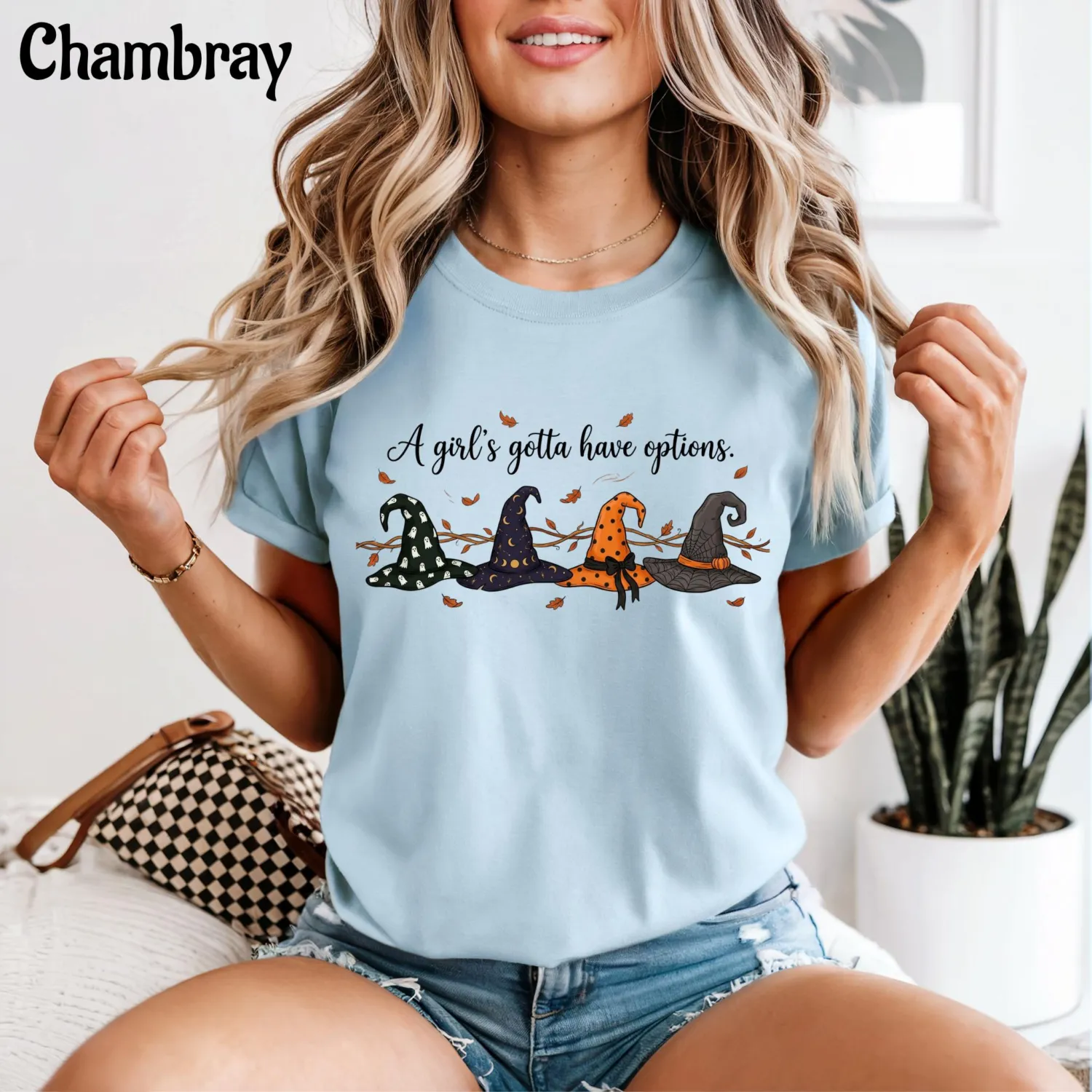 A Girl's Gotta Have Options Witch Halloween T-Shirt