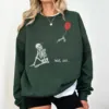 Funny Skeleton Lost Balloon Halloween Sweatshirt
