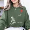 Funny Skeleton Lost Balloon Halloween Sweatshirt